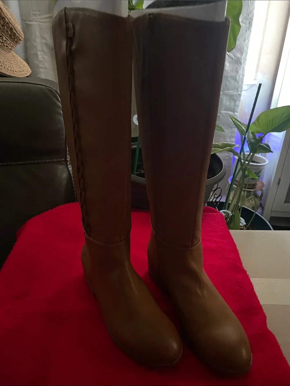 Lucky Brand Women's Over-The-Knee Boots in Cognac